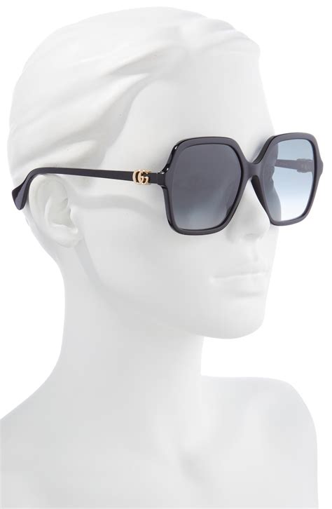 gucci 2456 sunglasses|gucci 56mm square sunglasses.